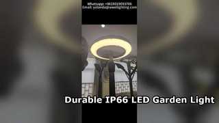 30W-100W 포스트 상단 주전원 정원 조명 방수 IP66 및 IK10, 5년 보증.'