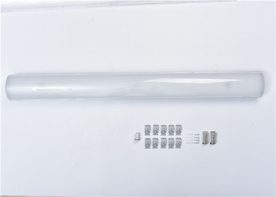 주문 플라스틱 단백석 지도한 폴란드 빛 덮개 50W는 지도한 전등 설비를 방수 처리합니다 online manufacture