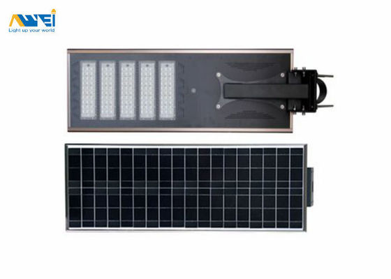 100W 램프 통합 태양광 거리 빛 야외 조명 160lm / w 5 년 보증 도로 및 고속도로를 위해 방수 IP67