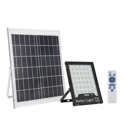 4-6 시간 충전 시간 원격 제어 100w-400w SOLAR LED 홍수등 공공 및 정원에서 사용